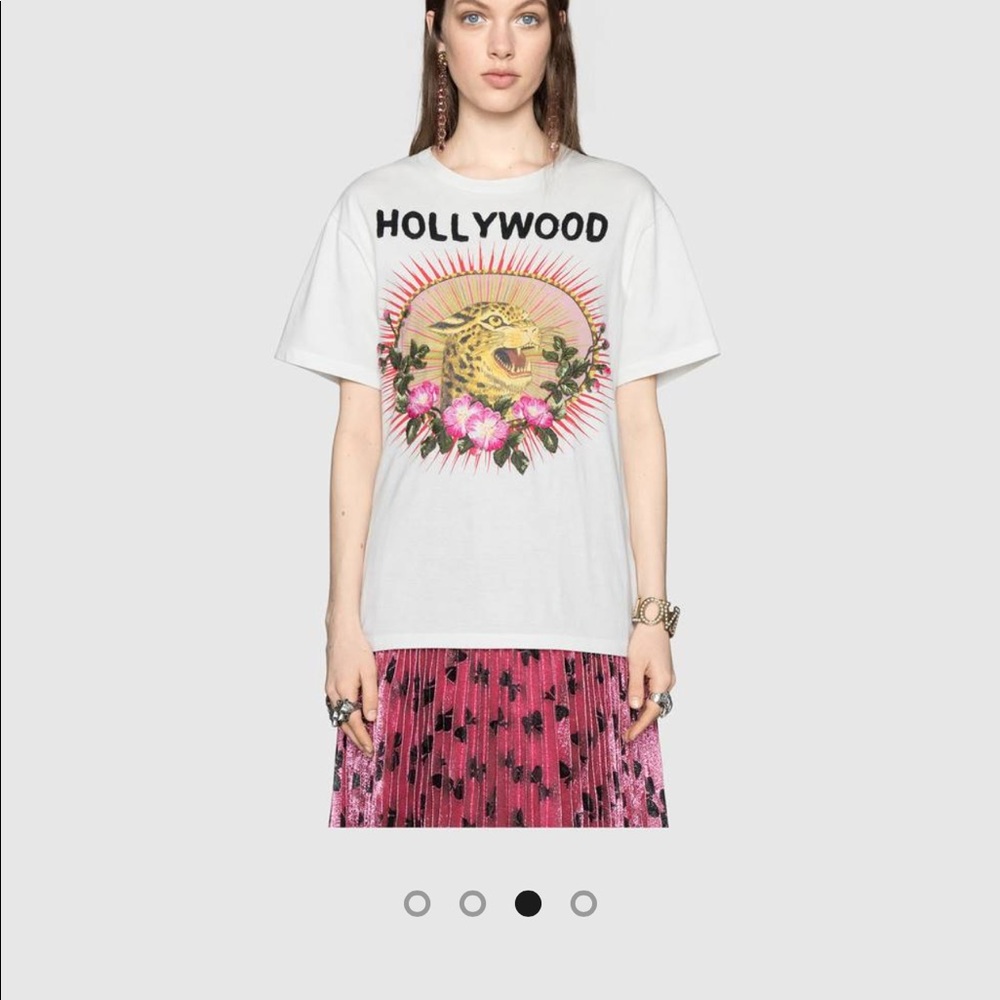 Gucci embroired tshirt